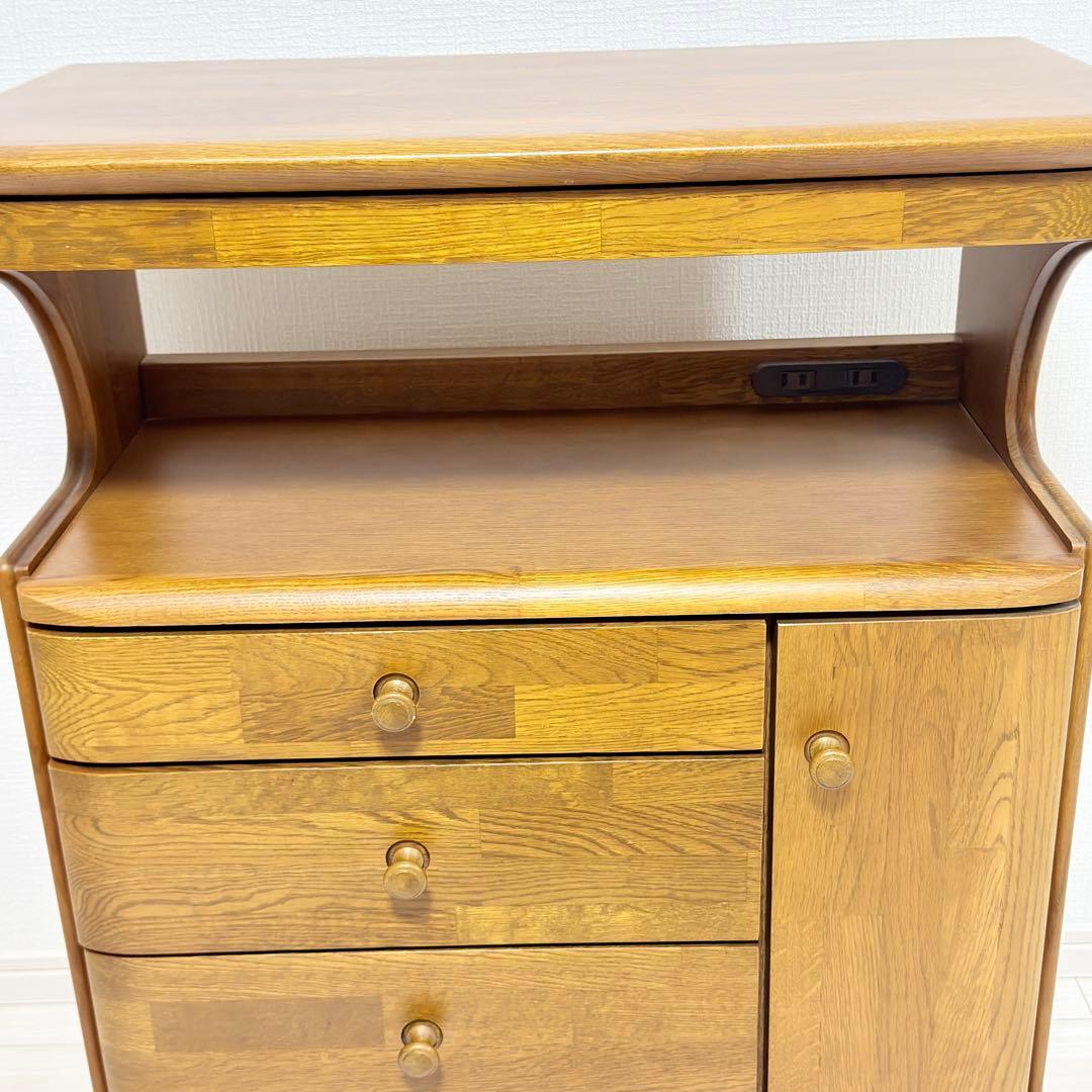 マルニ木工 ビンテージ キャビネット 90年代 地中海シリーズ ダークナチュラル