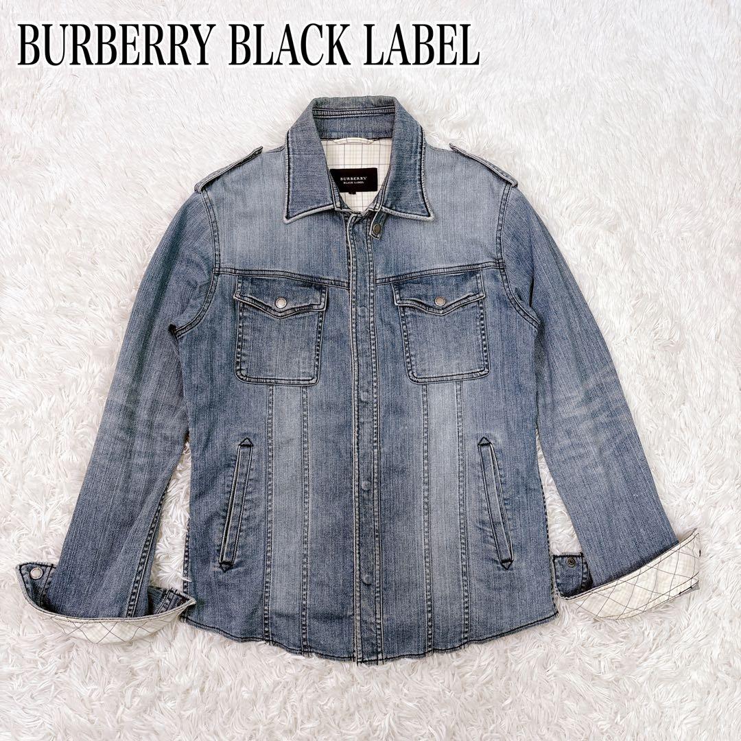 BURBERRY BLACK LABEL デニムジャケット　ノバチェック