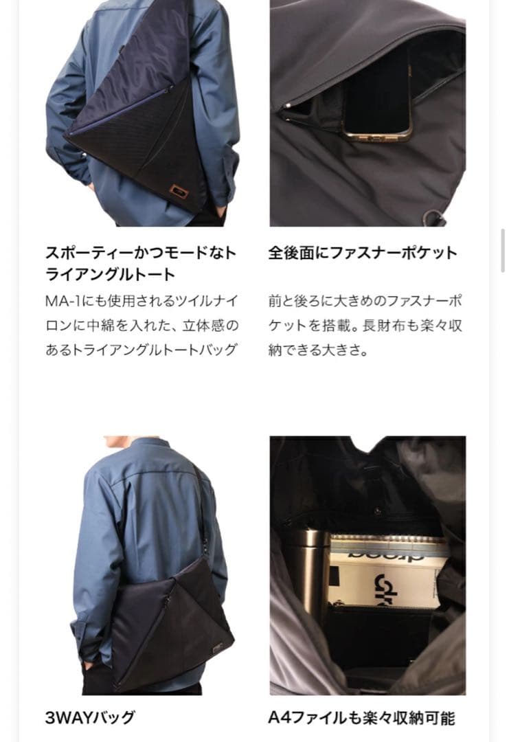 SEAL トライアングルトートBAG