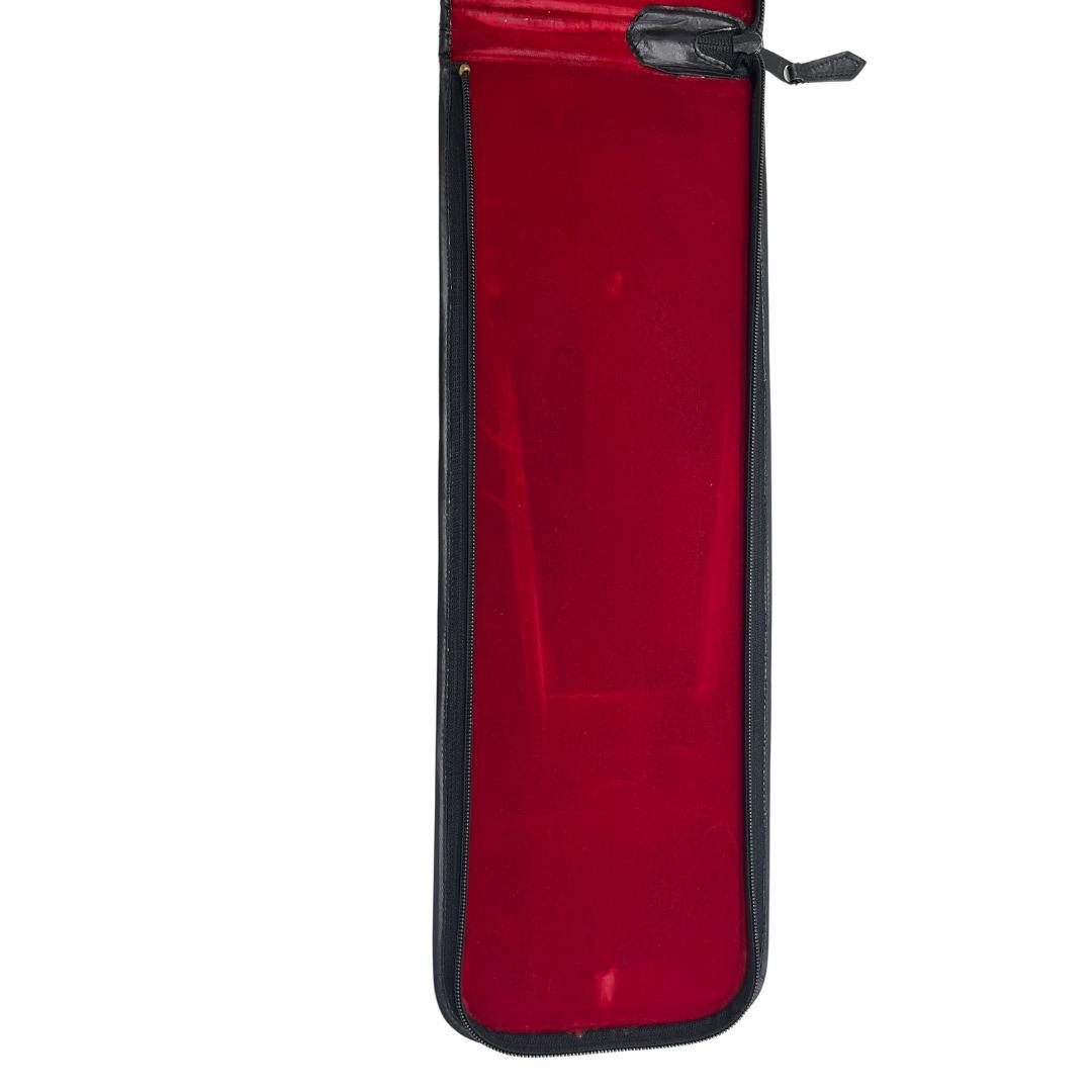 GUCCI ブラックレザー ネクタイケース