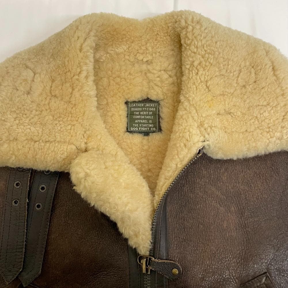 ◆DOG FIGHT フライト ジャケット ムートン 01021