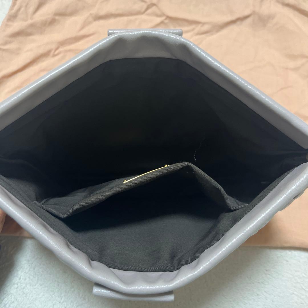 miu miu グレー クラッチバッグ