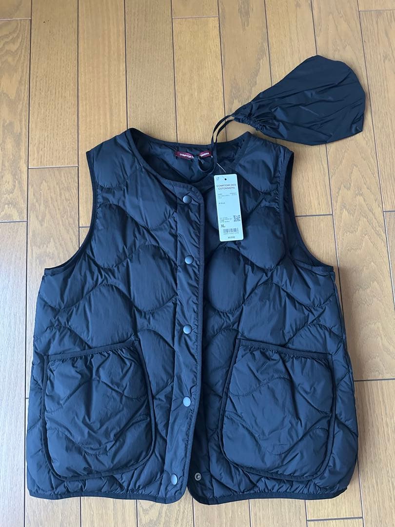 【新品】ユニクロ ウルトラライトダウンベスト コントワーデコトニエ