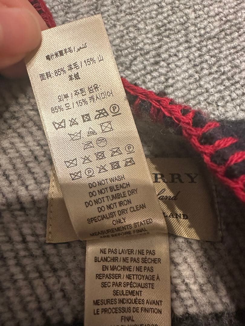 Burberry バーバリー　ケープマント 大判ポンチョ　大判ストール　チェック