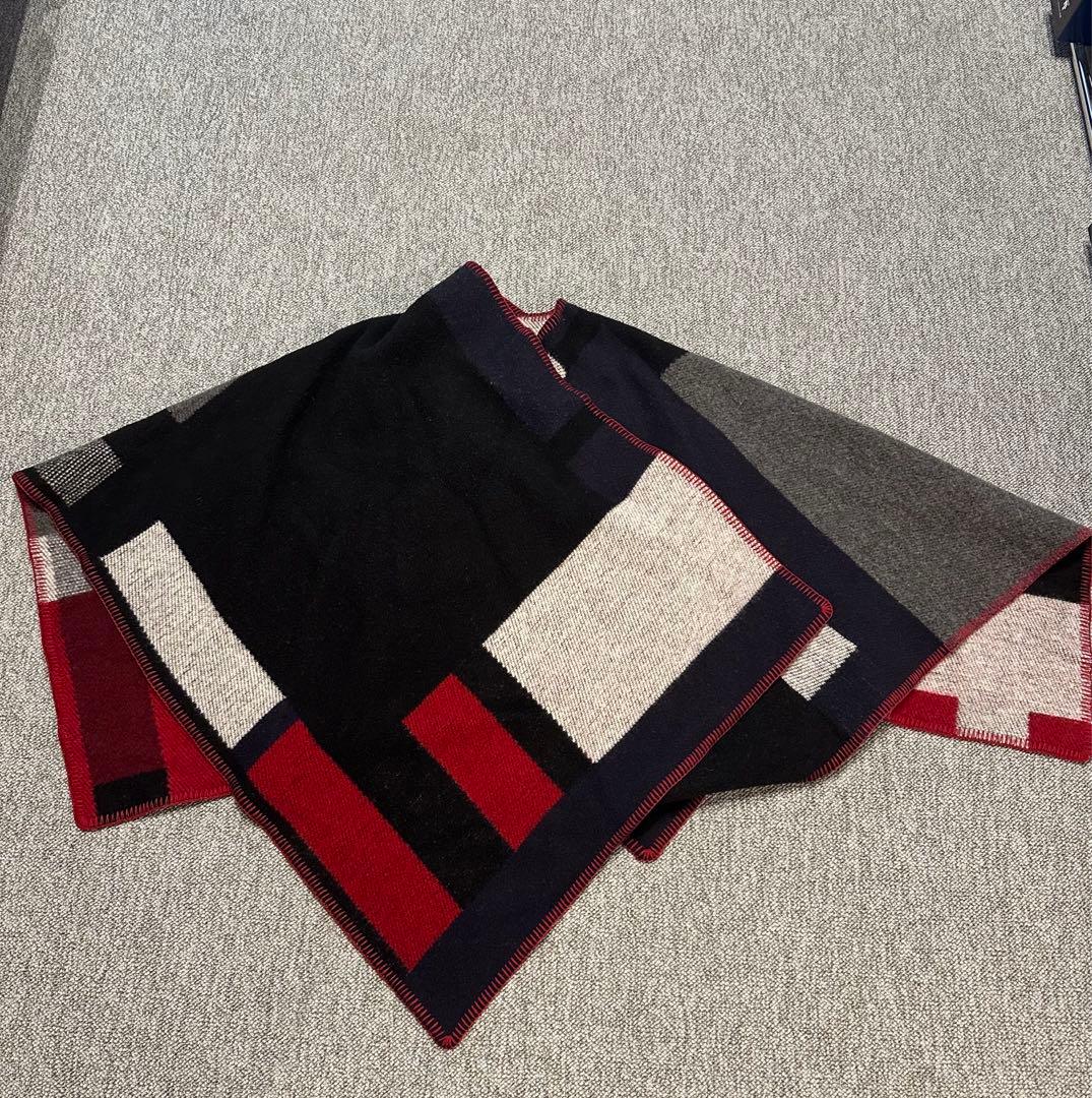 Burberry バーバリー　ケープマント 大判ポンチョ　大判ストール　チェック