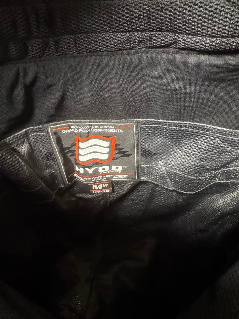 HYOD バイク　メッシュパンツ 黒　MW D3O