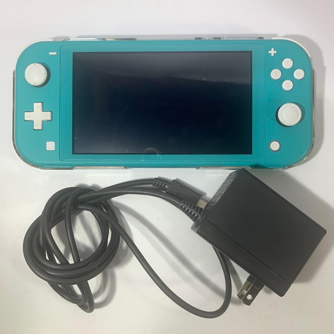 中古Nintendo Switch Lite ターコイズ本体 ACアダプター付き