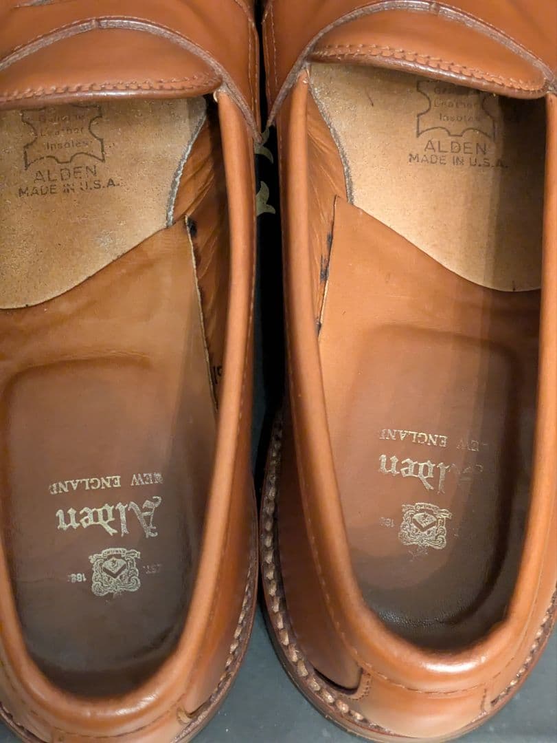 Alden 983 タン ブラウン 8.5D