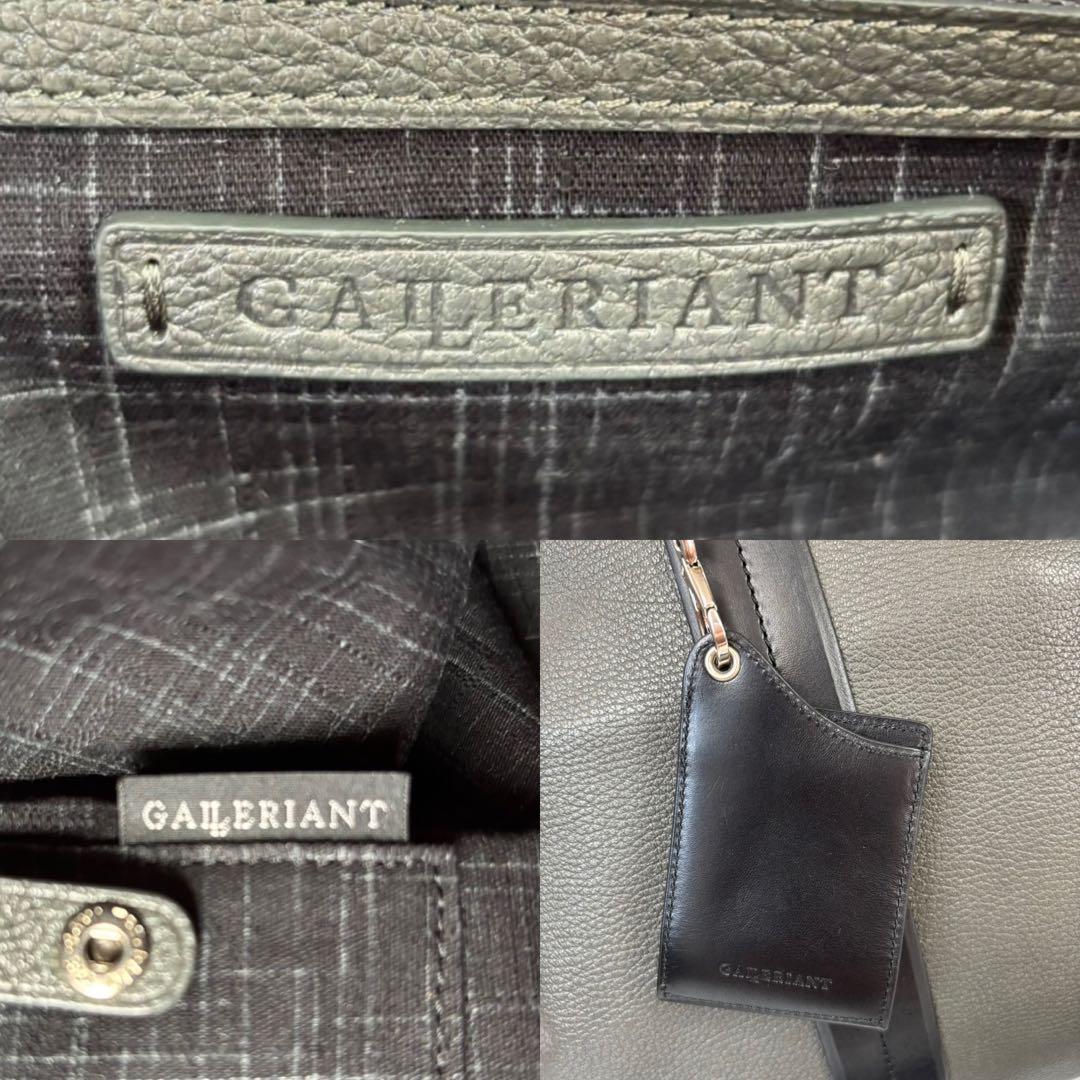 美品 ガレリアント CINTURA 2WAY オールレザー ボストンバッグ
