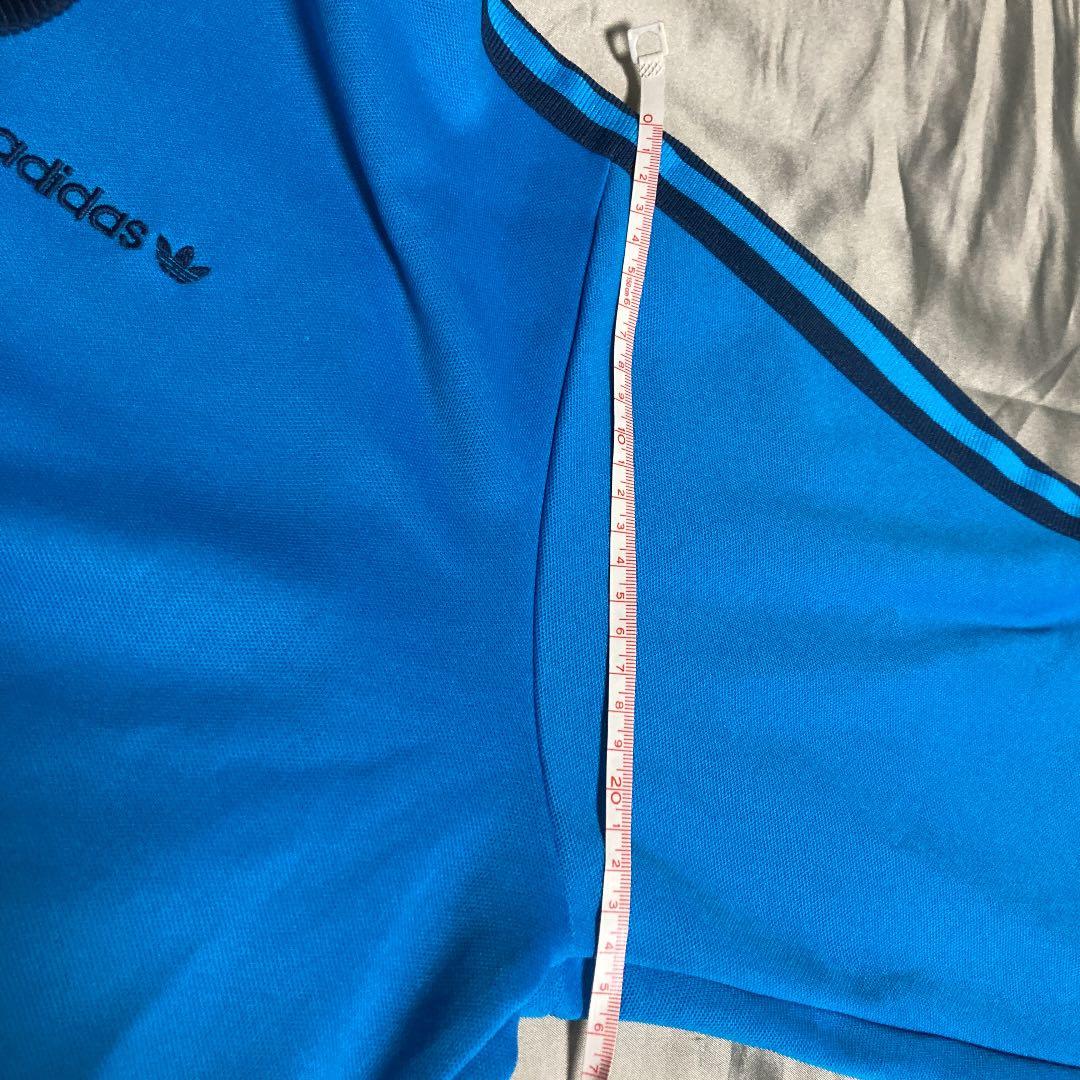 アディダス ジャージ　超ビッグサイズ　4XO 規格外　ターコイズブルー