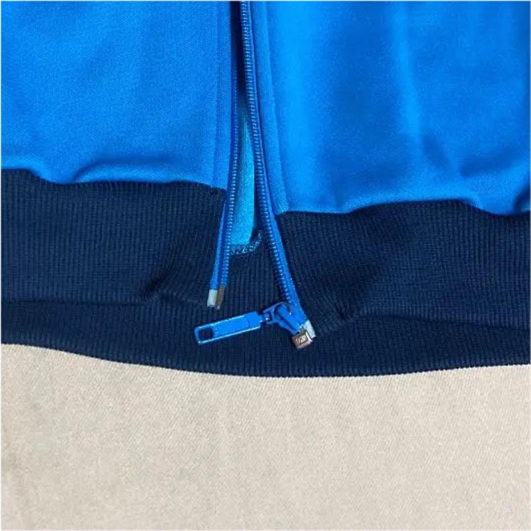 アディダス ジャージ　超ビッグサイズ　4XO 規格外　ターコイズブルー