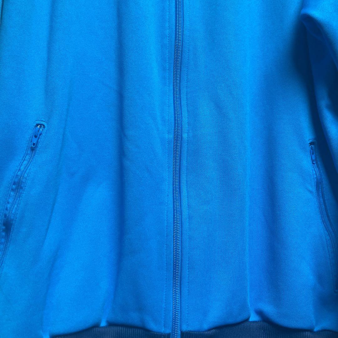 アディダス ジャージ　超ビッグサイズ　4XO 規格外　ターコイズブルー