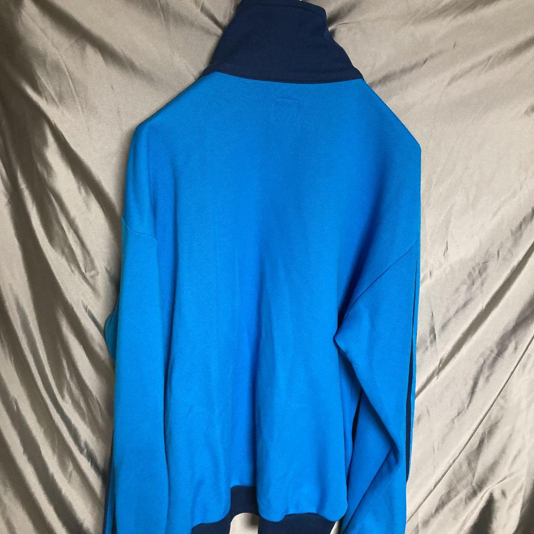 アディダス ジャージ　超ビッグサイズ　4XO 規格外　ターコイズブルー