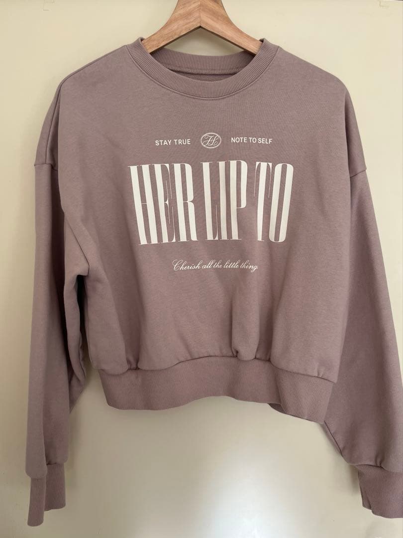 Herlipto★Cherish Oversized Sweatshirt