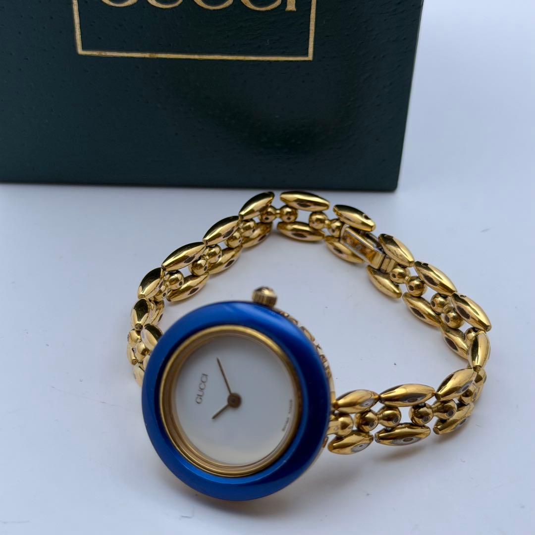 動作未確認　グッチ　チェンジベゼル　11.12.2 箱ベゼル5個付　高騰中