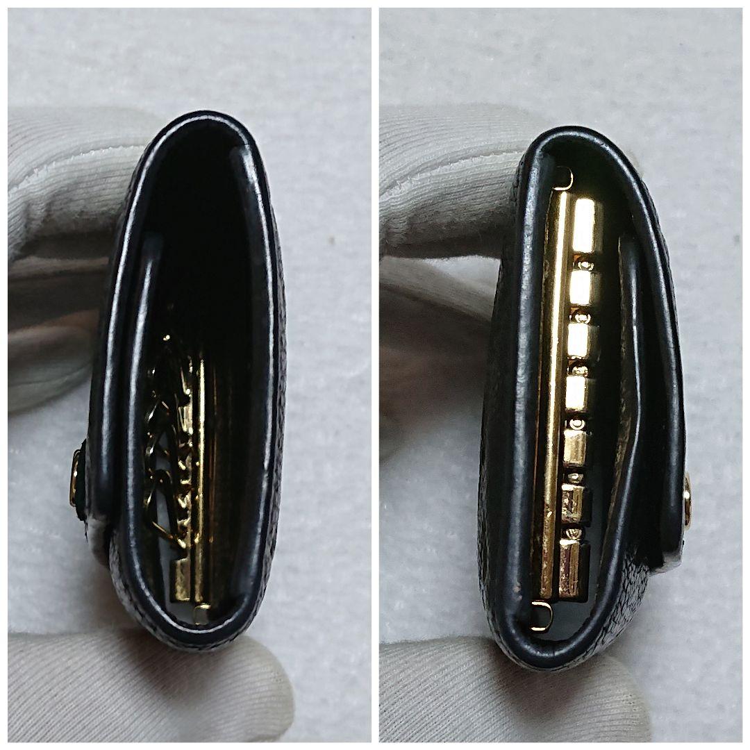 【美品】ルイヴィトン アンプラント モノグラム 6連 キーケース ブラック