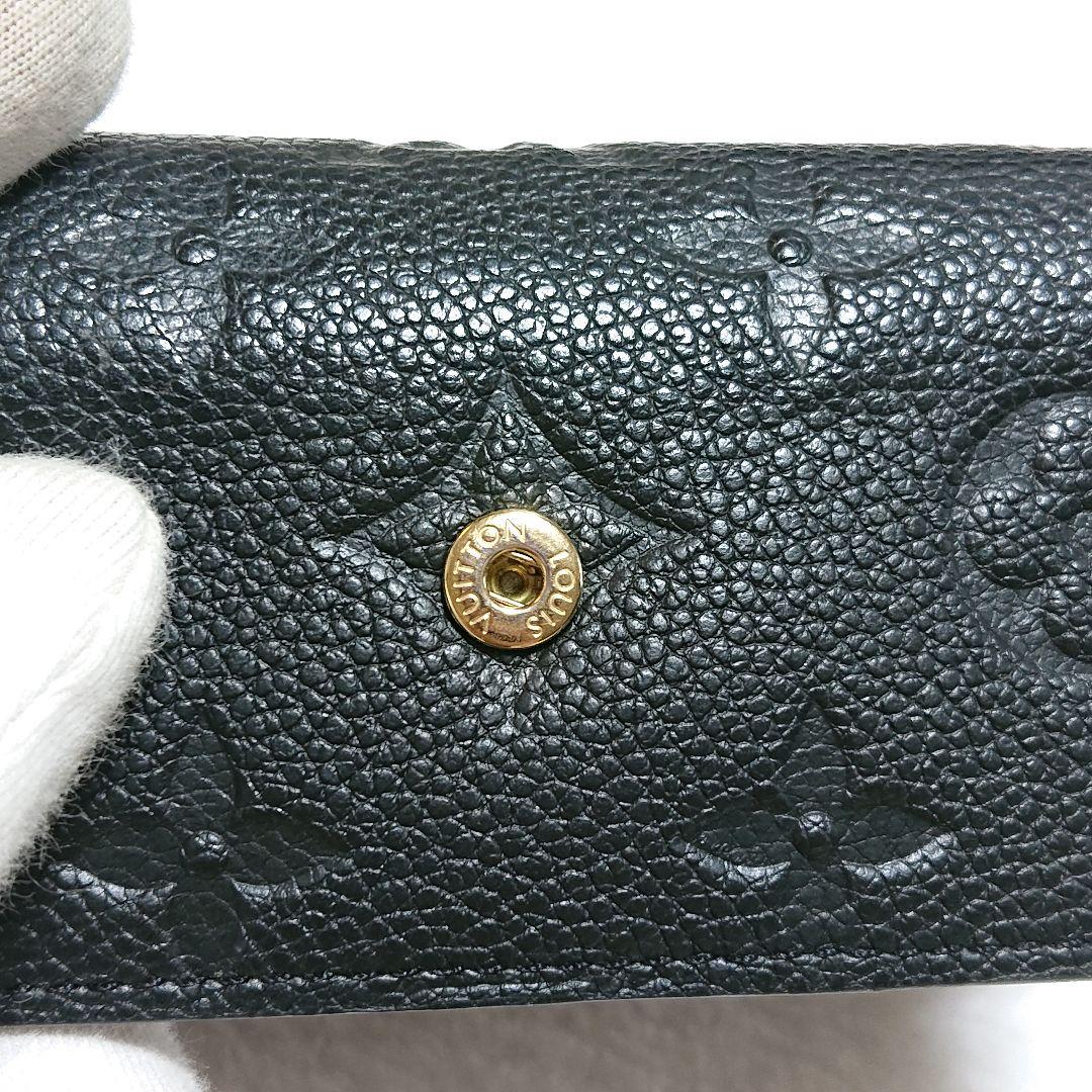 【美品】ルイヴィトン アンプラント モノグラム 6連 キーケース ブラック