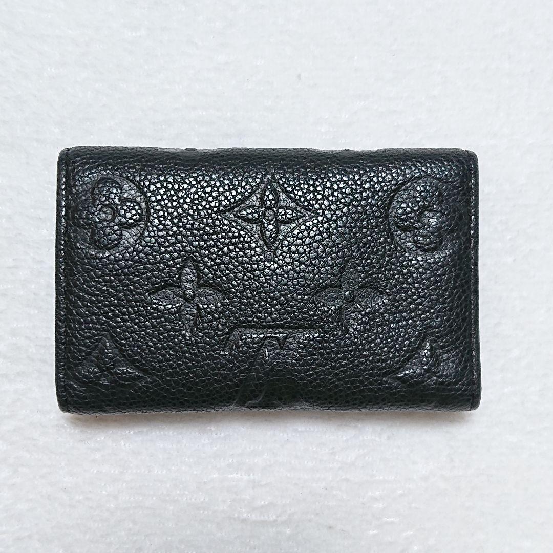【美品】ルイヴィトン アンプラント モノグラム 6連 キーケース ブラック
