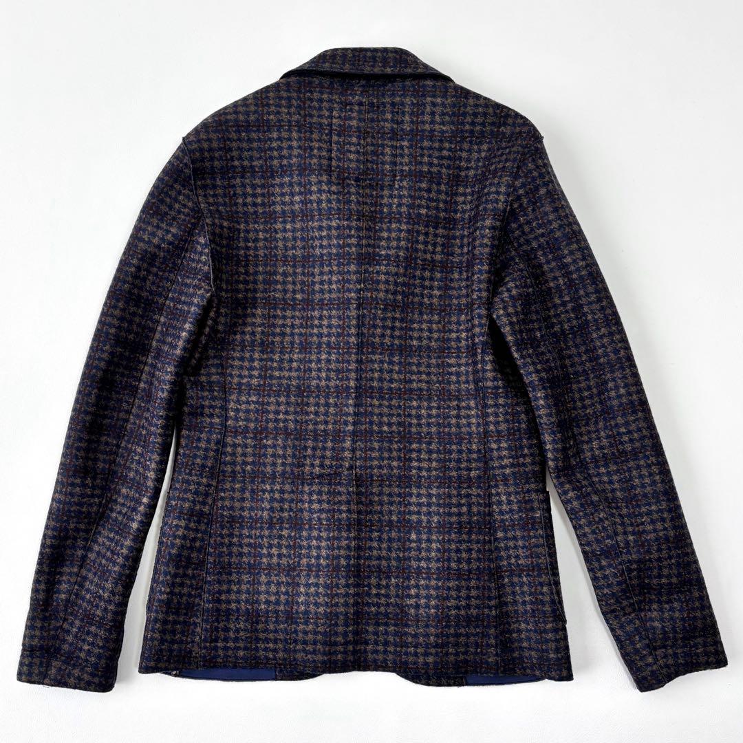 BOB ボブ テーラードジャケット 48 チェック 千鳥格子