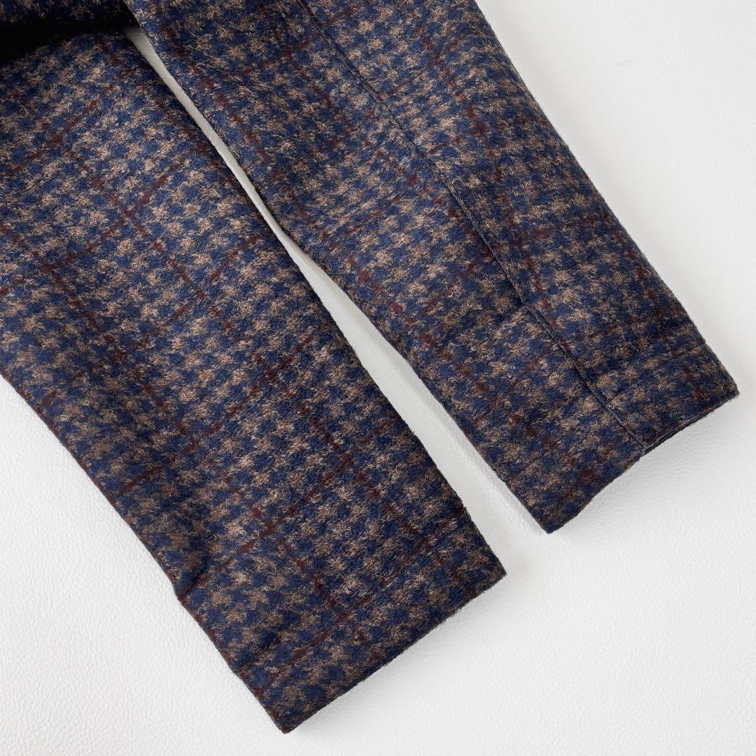 BOB ボブ テーラードジャケット 48 チェック 千鳥格子