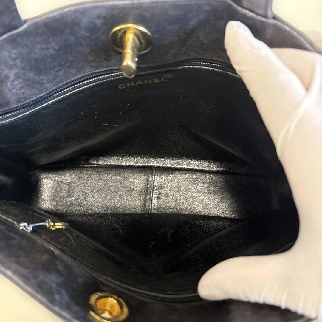 CHANEL キルティング ハンドバッグ 黒