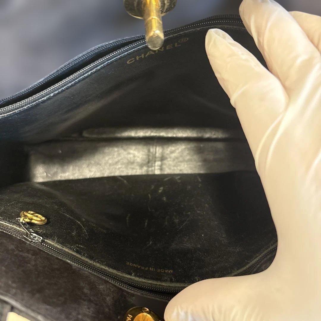 CHANEL キルティング ハンドバッグ 黒
