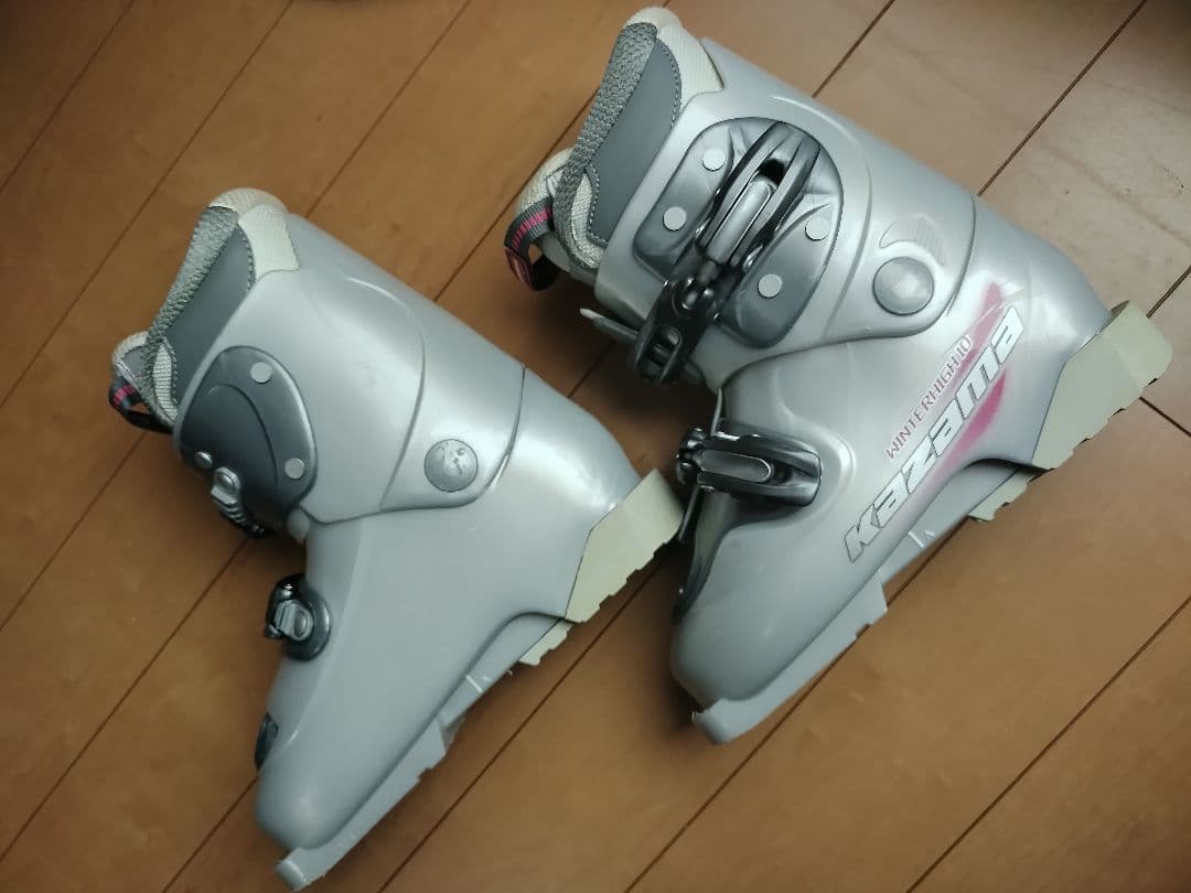 カザマ　スキーブーツ　ショートスキー　スキーセット