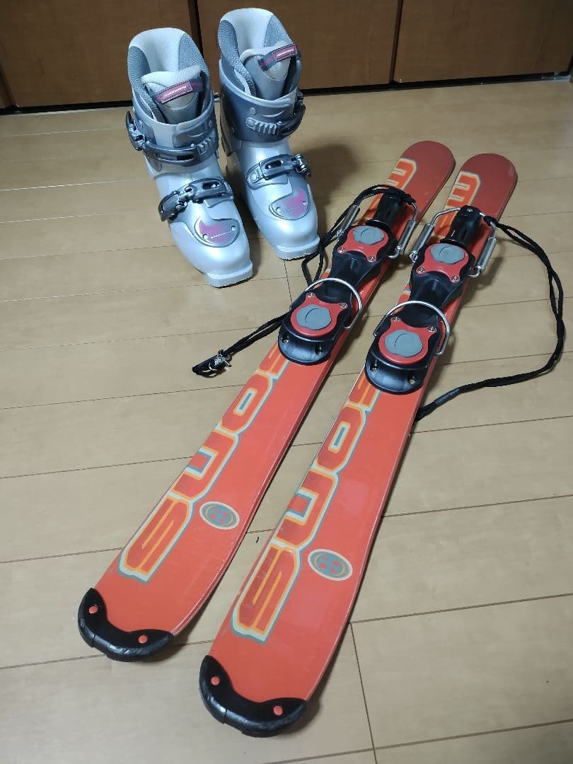 カザマ　スキーブーツ　ショートスキー　スキーセット