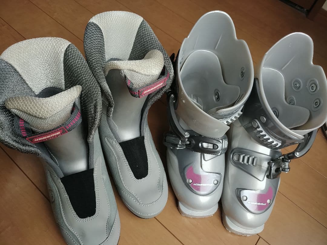 カザマ　スキーブーツ　ショートスキー　スキーセット