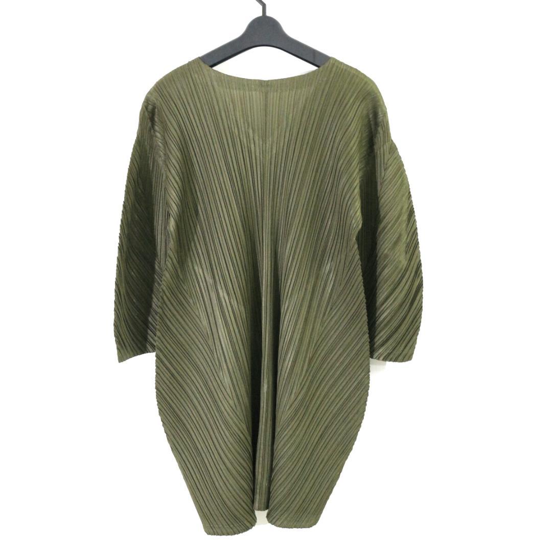 プリーツプリーズ イッセイミヤケ 15AW ラウンドデザインプリーツチュニック