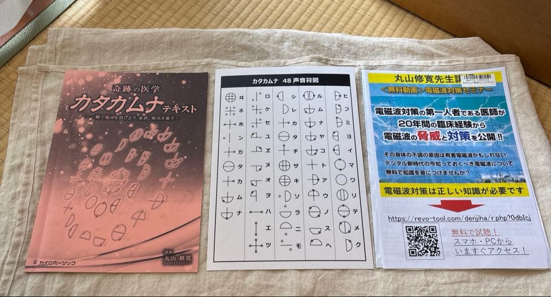 ディスク未使用 カタカムナDVD 奇跡の医学 治療家のためのカタカムナ・丸山修寛