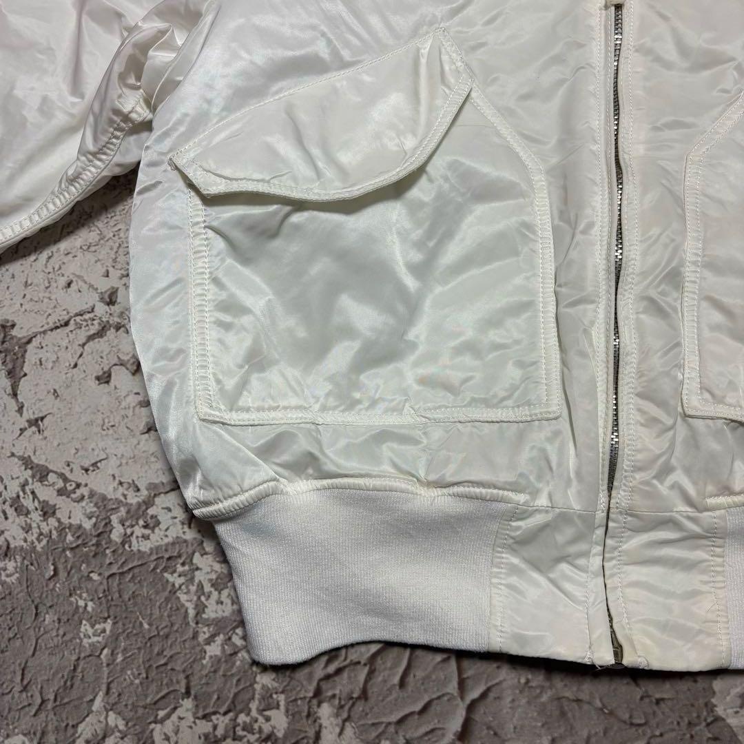 ALPHA INDUSTRIES CWU-45P フライトジャケット 白 XL