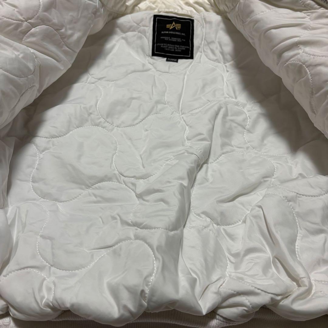 ALPHA INDUSTRIES CWU-45P フライトジャケット 白 XL