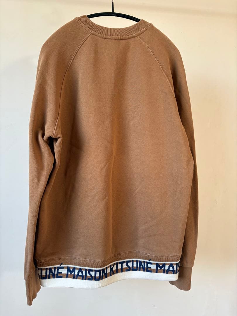 MAISON KITSUNÉ メゾンキツネ　ブラウン トレーナー　スエット