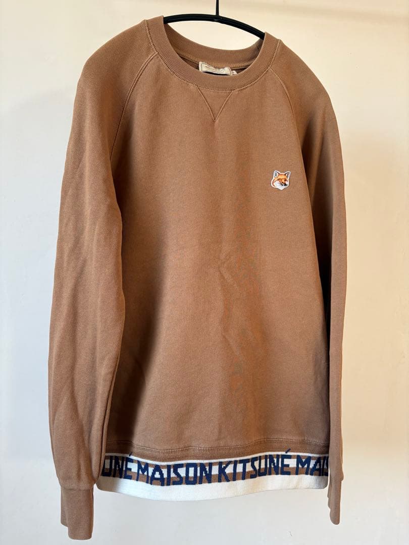 MAISON KITSUNÉ メゾンキツネ　ブラウン トレーナー　スエット