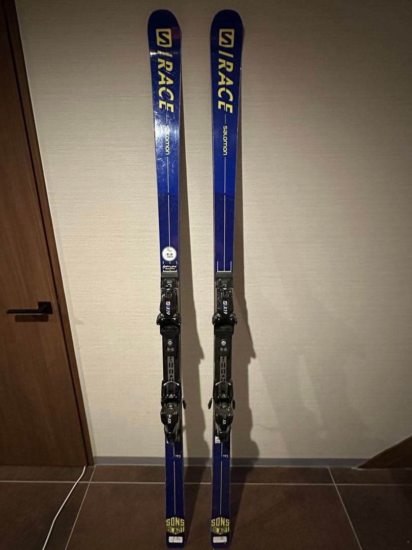 FIS Salomon S/RACE GS 193 スキー ビンディング付き