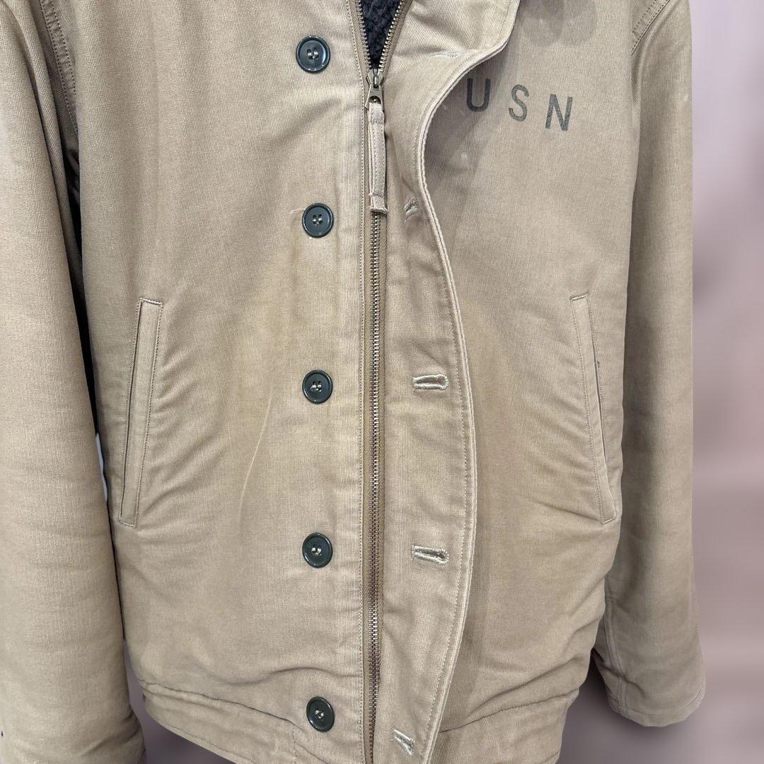 バズリクソンズ　USN N-1デッキジャケット サイズM