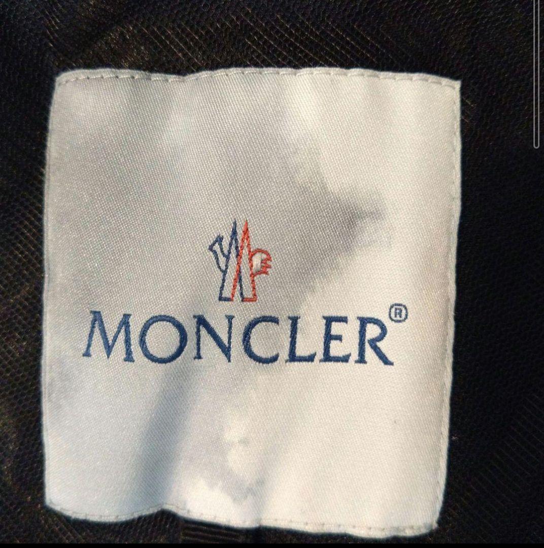 モンクレール　SONA/チュール切替/ダウンベスト/ナイロン/BLK/無地