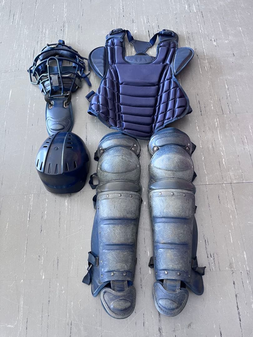 【SGマーク付高校野球対応】キャッチャー防具 4点セット