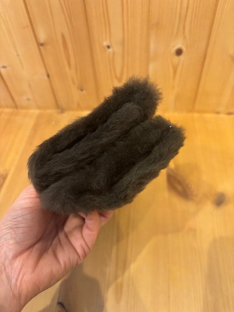 UGG ブラウンファー付き手袋