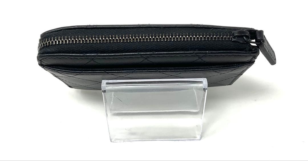 CHANEL ソーブラック　コンパクトウォレット　フラグメントケース