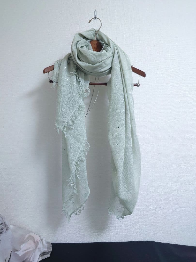 ファリエロ サルティ　Faliero Sarti　ストール　正方形　スパンコール