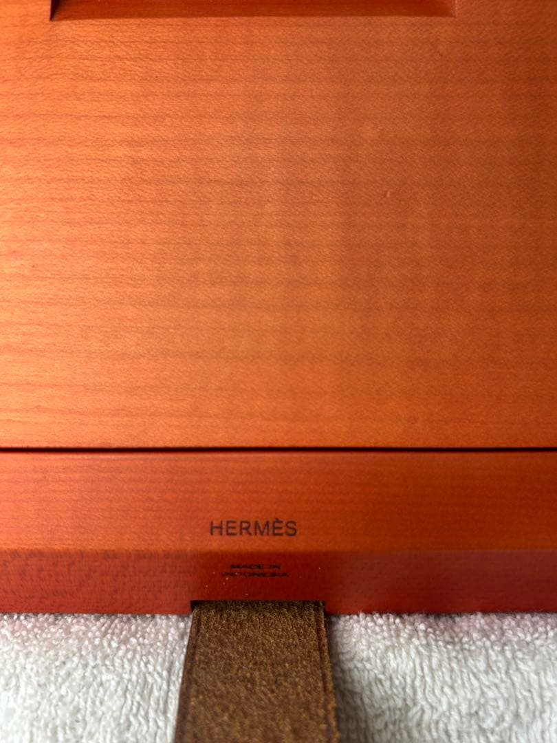 【希少】HERMES エルメス　木製 フォトフレーム