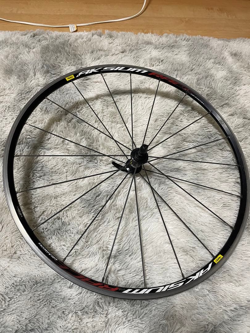【ううう】MAVIC アクシウム　ロードホイール前後セット
