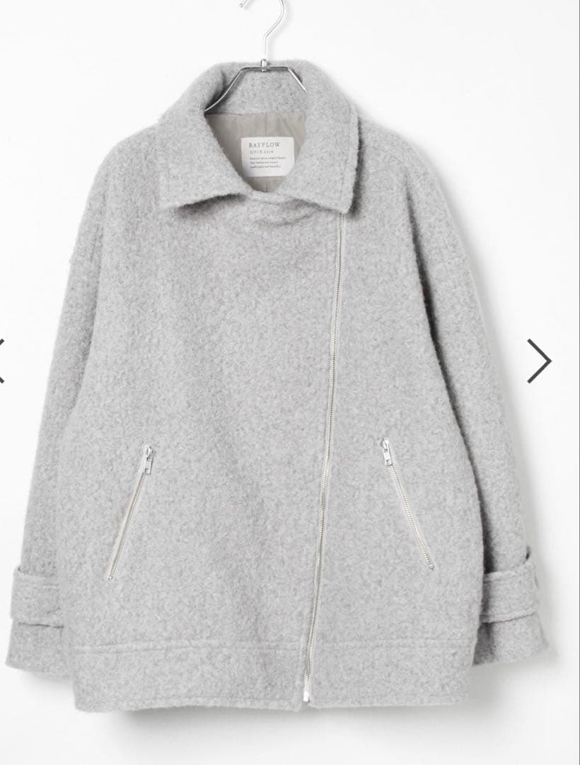 新作新品BAYFLOW ウーリーライダースコート