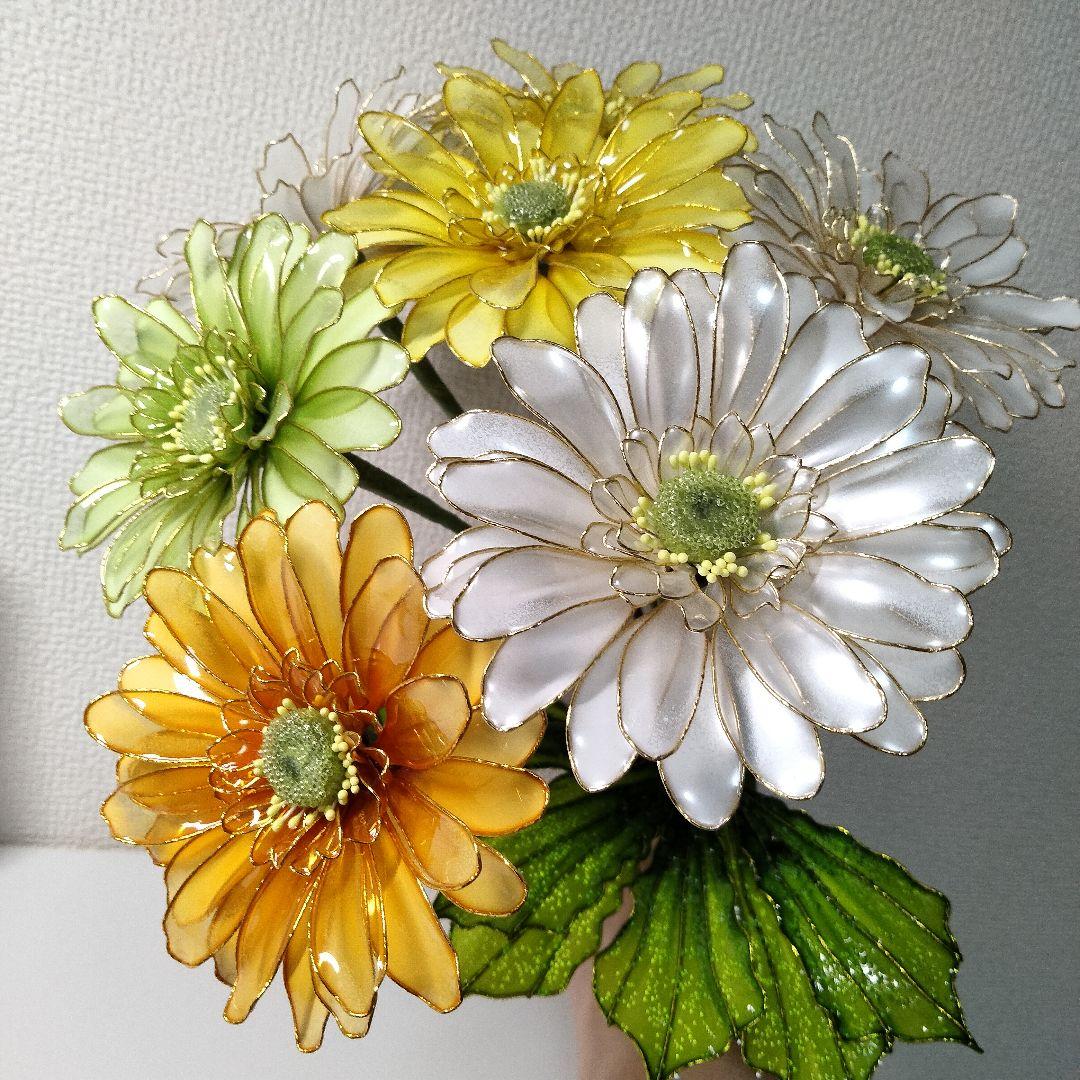 ガーベラ　アメリカンフラワー✶ディップフラワー✶ディップアート