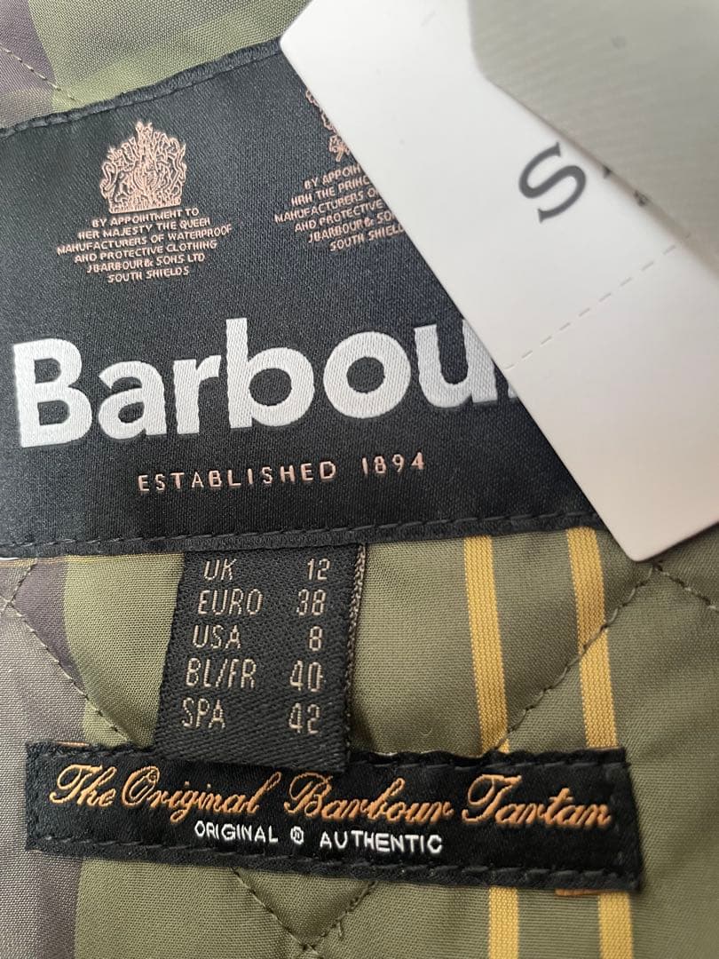 tamkmatサイズ12 Barbour （バブアー