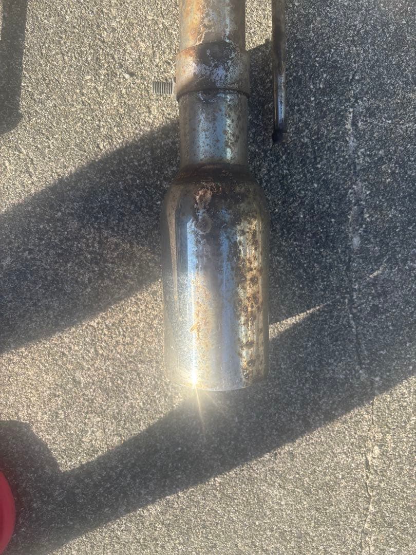 アンパンマン　18クラウン　リアピース　中間　ステンレスストレートマフラ