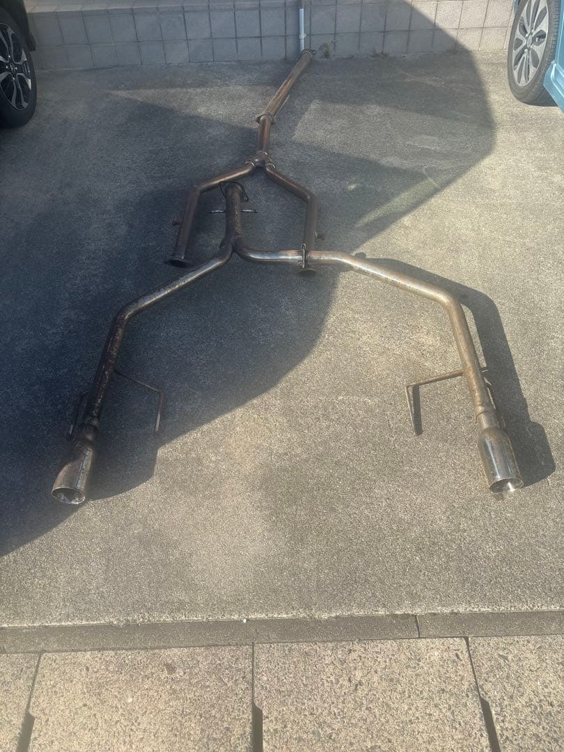 アンパンマン　18クラウン　リアピース　中間　ステンレスストレートマフラ