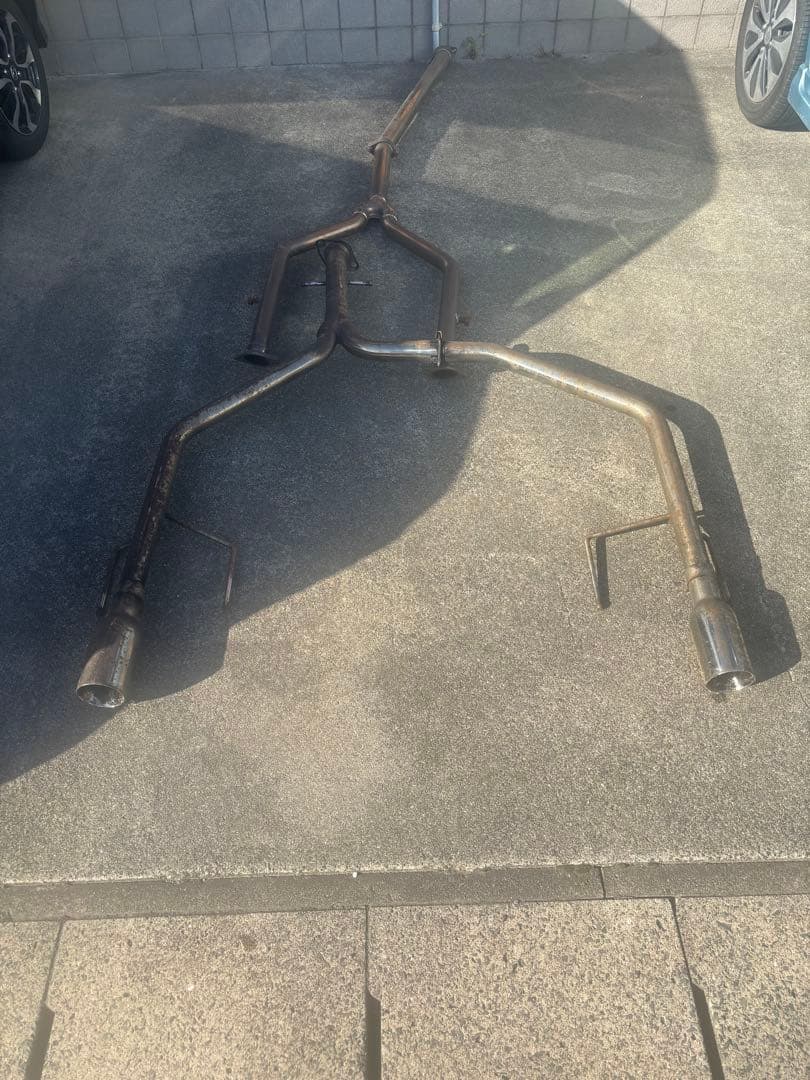 アンパンマン　18クラウン　リアピース　中間　ステンレスストレートマフラ